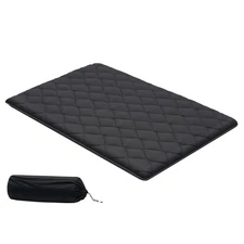 Uimoso Tatami Mattress Full Foldable Futon Mattress with Storage Bag Black