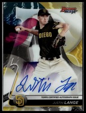2020 Bowman's Best #B20-JLA Justin Lange Best of 2020 Autographs