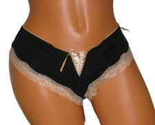 Panties Lingerie Frederick's of Hollywood LaceUp Cheeky Hipster Large Adult Gift