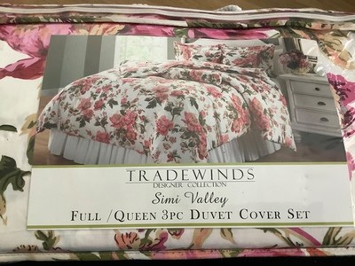 Tradewinds Designer Collection Full/Queen 3 pc Duvet Cover Set Simi Valley
