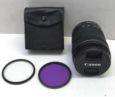 Canon EF-S STM 18-135mm f/3.5-5.6 IS lens W/(1) FL-D & (1) UV Filter - READ DESC