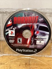 Burnout (Sony PlayStation 2, 2001) Disc Only Cleaned And Tested