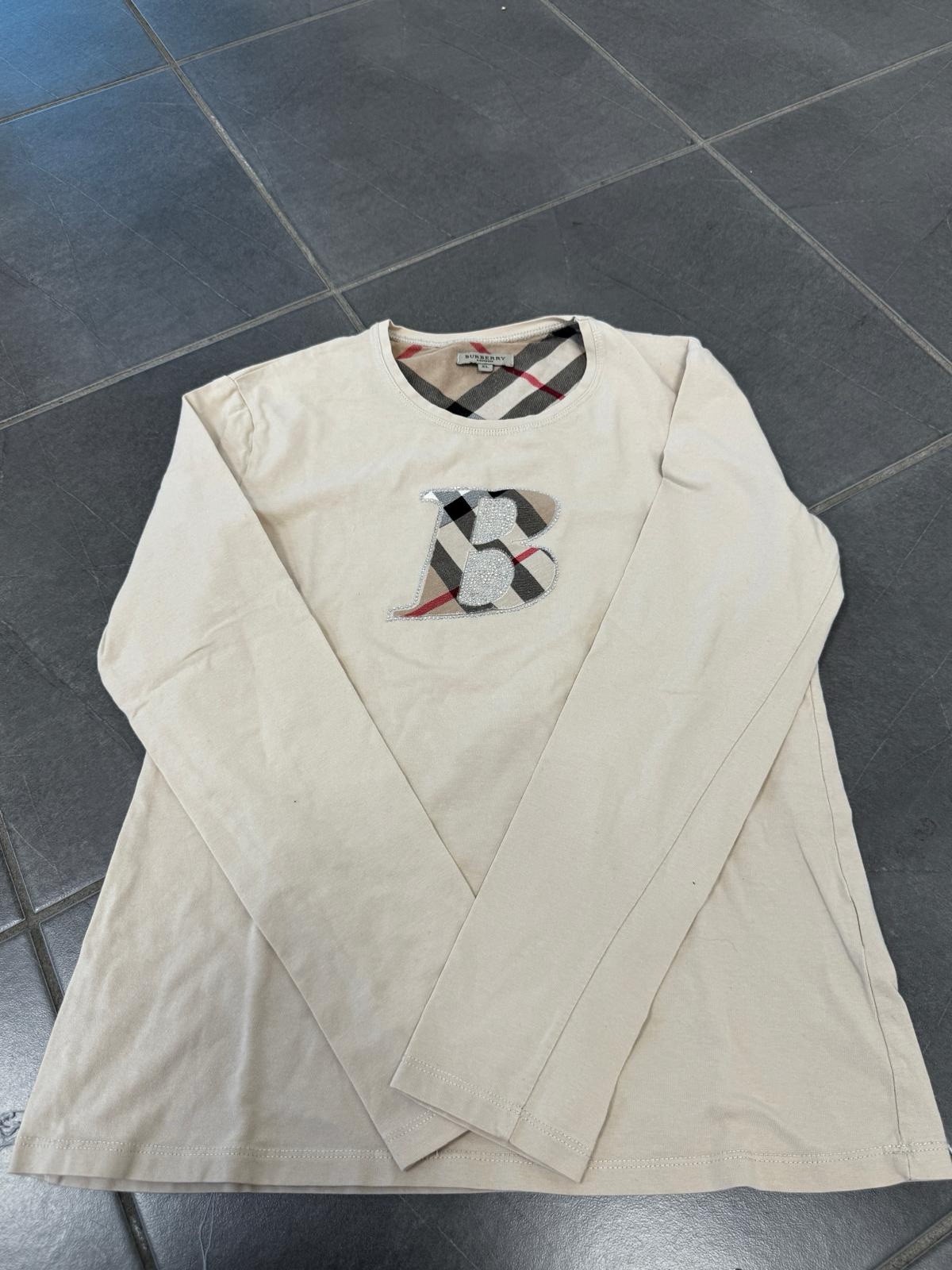 T-shirt maniche lunghe da bambina taglia XL Burberry
