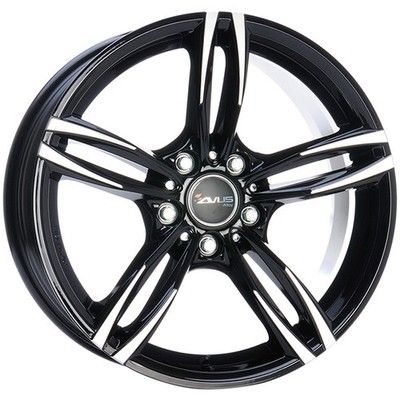 ALUFELGE AVUS AC-MB3 FUR BMW SERIE 5 GRAN TURISMO 8X18 5X120 BLACK POLISHED HEW