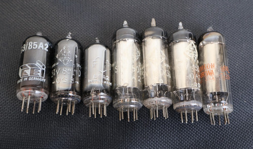 Stabilisatorröhren - 3x 85A2 + 1x 0B2WA + 3x 85A2 - Geprüft - Gut        ;RS1-10