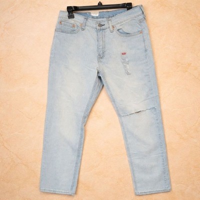 LEVIS Men's 541  Athletic Taper Fit Eco Ease Jeans 40x30 Distressed Knee