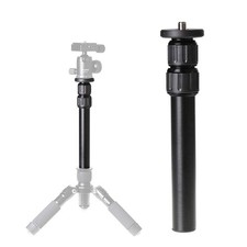 Tripod Center Column Extension Camera Mount Extender Telescopic Rod 3 Black