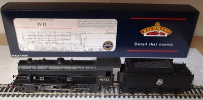 Bachmann TMC 32 Vulcan LE 2-8-0 WD Austerity 90732 BR Black Early Crest 00 Gauge