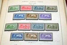 3 Europa A bis D: Urige Sammlung im Schaubek-Goldschnitt-Album aus Nachlass