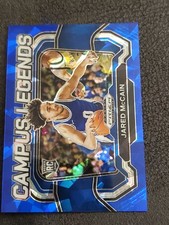2024 Prizm Draft Picks #6 Jared McCain Campus Legends Rookie Blue Ice /99
