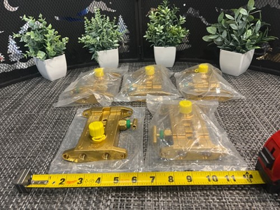 #ad #ad 1 Wika Brass Valve Sami Manifold Pressure Gauge A9038 0005 001 14057205.04 NEW $550.00