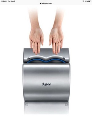 DYSON AIRBLADE AB14 DB GRAY  HAND DRYER BATHROOM WALL BLOWER AUTO AB04 NO TOUCH