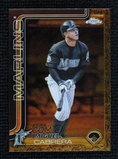 2025 Topps Gilded Collection 69/99 Miguel Cabrera #190 1gd8