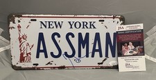Jerry Seinfeld Signed Autographed Assman Metal License Plate Kramer JSA