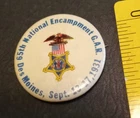 1931 national GAR Encampment pinback   GAR, Des Moines