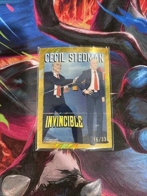 Cecil Stedman /33 Gold Holo 2025 Invincible Keepsake Edition 