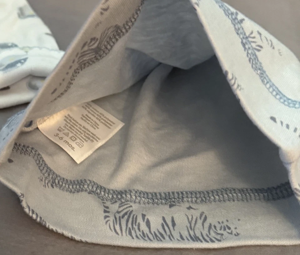 Lot/3 Carter’s, Luxe Threads Baby Boys Beanie Caps Hats—Monster, Tiger, Elephant - Image 4 of 4