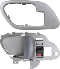Interior Door Handle w/Bezel Kit LH Gray Compatible with 19 Color: Gray - LH