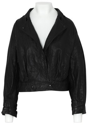 1985 1992, Leather Blouson with Kimono Sleeve Draft