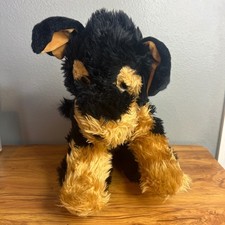 Vintage DEWIE Russ Berrie Co Yorkie Terrier Plush Medium 18" Stuffed Dog