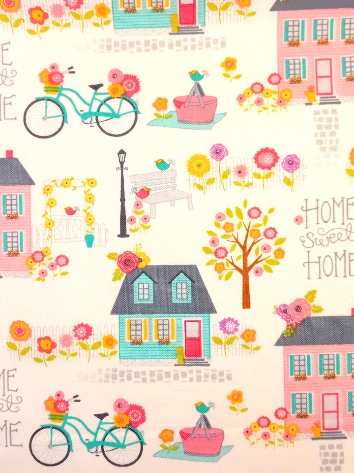 Patchworkstoff Layer Cake 40 Stück Home sweet Home Benartex Paintbrush 25x25cm - Bild 3 von 4