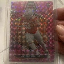 2024 Panini Mosaic - Rookies Michael Hall Jr. #352 Camo Pink Mosaic Prizm (RC)