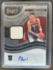 2020-21 Panini Select Deni Avdija Jersey Auto Autograph RC #/199 Wizards Rookie