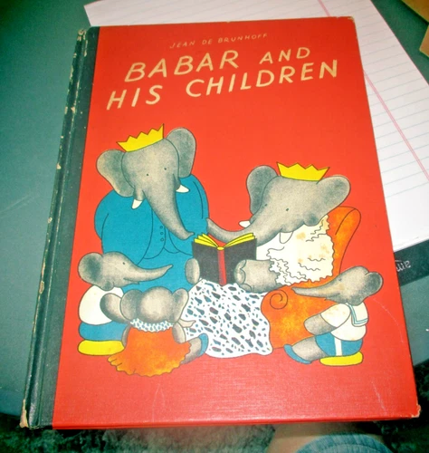 Vintage Babar and His Children 1966 HC Story Book