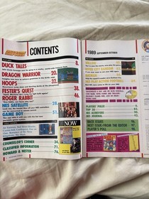 Nintendo Power Ducktales NES Cover Magazine|| September/October 1989 Edition