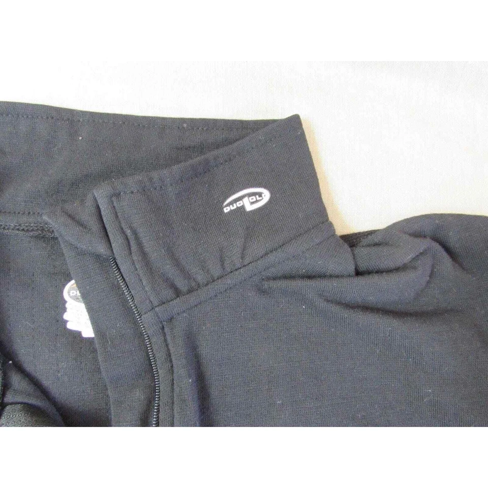 Duofold Hombre Talla L Negro Jersey Chaqueta Foto 3 de 4