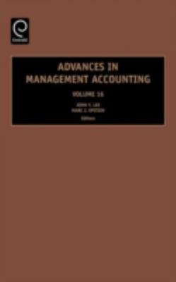 Advances in Management Accounting, Hardcover by Lee, John Y. (EDT); Epstein, ...