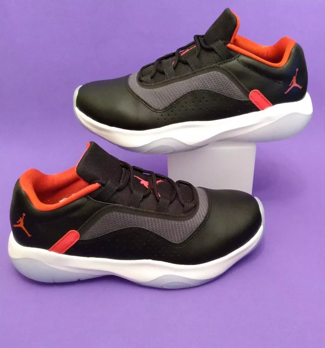 Nike Air Jordan 11 Cmft Low Bred Gs CZ0907 006 Black Red Size 7