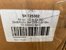 1/2 Inch Drive 6-Point Socket and Ratchet Set 83-Piece (3/8 - 1-5/16 In 10-32 mm