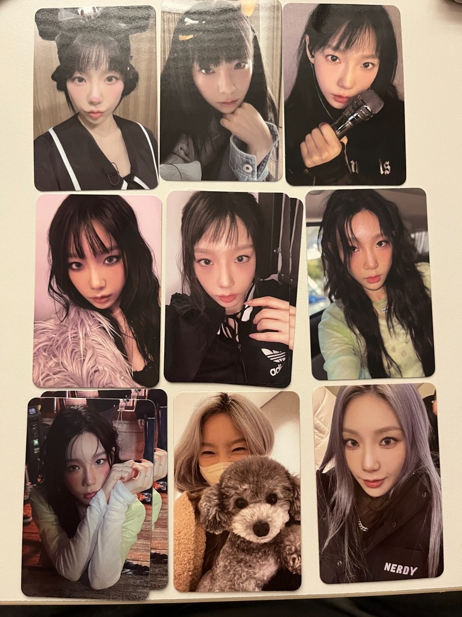 TAEYEON Official Authentic Photocard SNSD [LETTER TO MYSELF/INVU