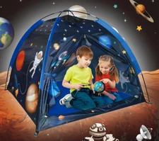 Childrens Kids OuterSpace Play Tent, Dome Tent