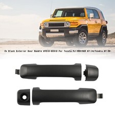 Pair Of Silver Front Door Handles For 2007-2014 Toyota FJ Cruiser – Direct Replacement (Driver & Passenger) - View #2