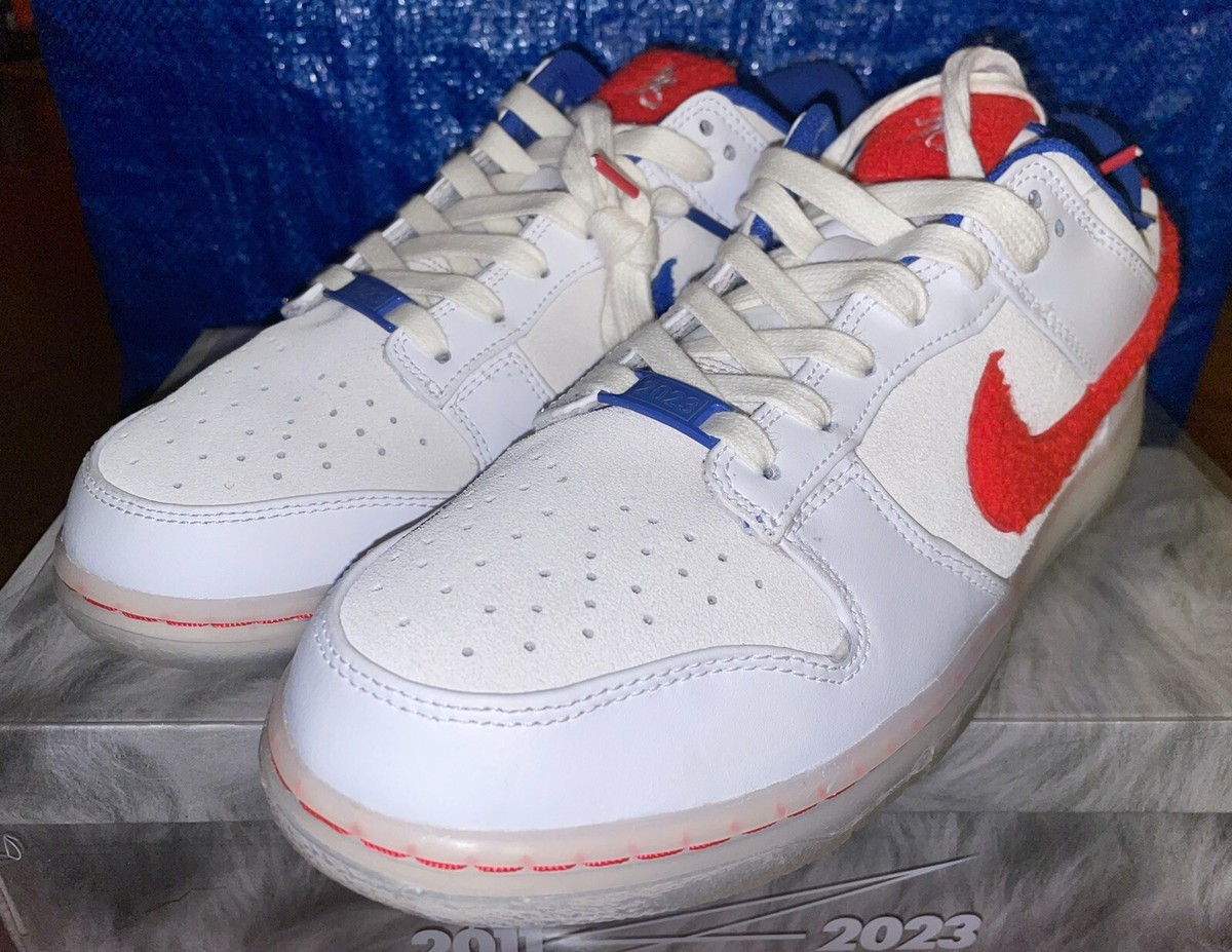 Nike Dunk Low Year of the Rabbit White/Crimson-Varsity Royal