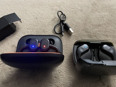 Brand New Skullcandy Push Play Active Wireless Earbuds With Qecnato Headphones..