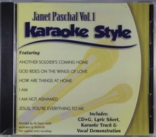 Janet Paschal Volume 1 Christian Karaoke Style NEW CD G Daywind 6 Songs