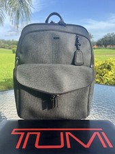 Tumi Sinclair Hanne Earl Gray Backpack 79491eg W Leather Back Straps 2