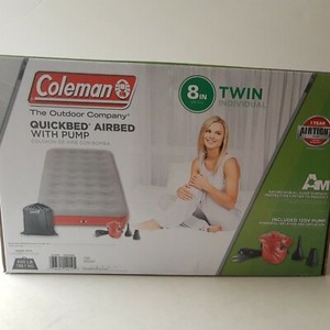 coleman quickbed twin with pump