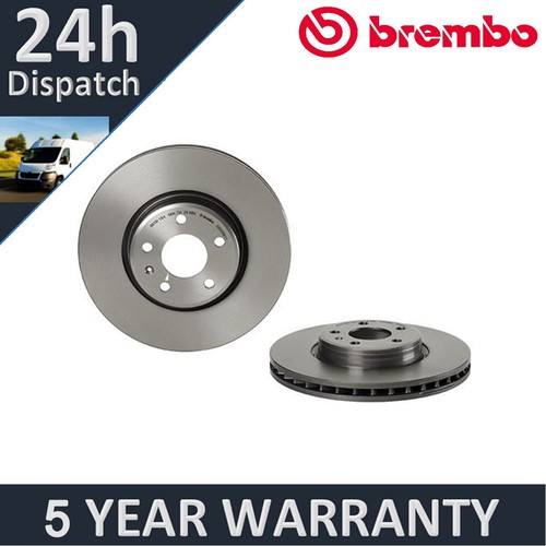 Fits Audi A4 2015- A5 2016- Q5 2016- + Other Models Brembo Front Brake Disc #1 - Picture 2 of 4