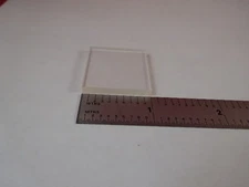BK7 GLASS SQUARE PLATE OPTICAL LASER OPTICS AS IS &81-A-50