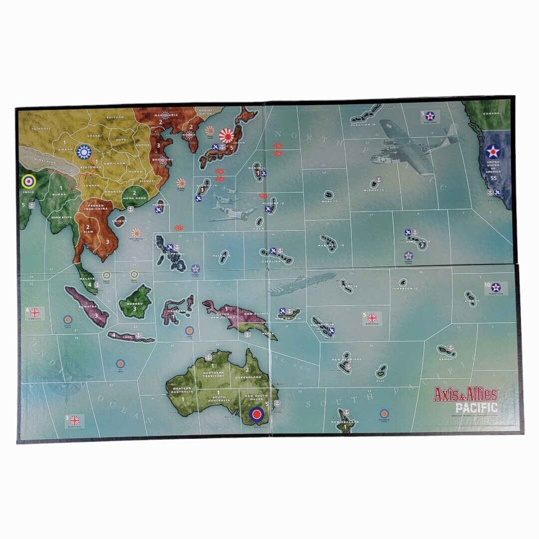 Hasbro Avalon Hill Axis  Allies Pacific Board Game 100 Complete 1st  Edition for sale online eBay