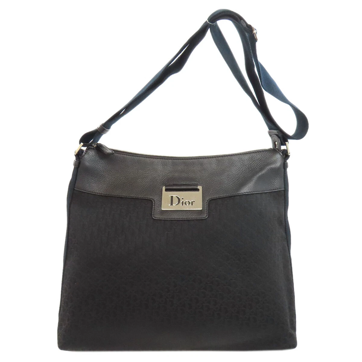 Sac bandoulière CHRISTIAN DIOR motif trotteur toile