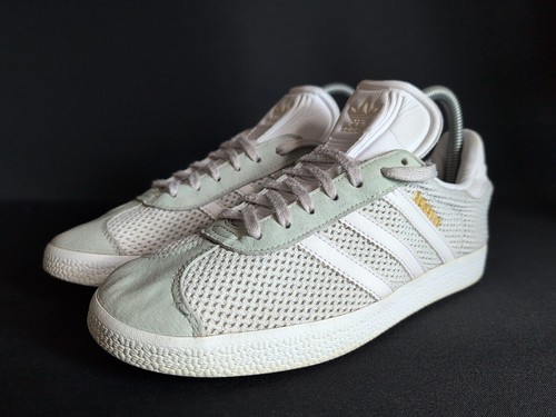 Adidas Gazelle Green White Mesh Low Top Trainers BB5178 Womens Size 5.5 - Picture 2 of 16