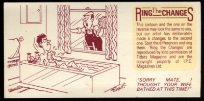 Tabakkarte, Wills, RING THE CHANGES, Spot The Difference, 1985, #31