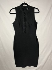 Venus- Little Black Dress - peekaboo front keyholes To Waist - Sz. Small