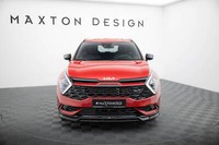Front Ansatz V.2 FüR Kia Sportage Gt-Line Mk5 Schwarz Glanz Spoilerlippe Schwert
