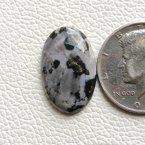 Grey black indigo gabbro jasper cabochon oval shape jasper for jewelry ...